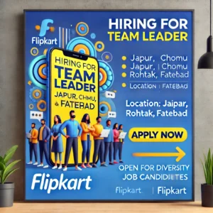 flipkart-diversity-hiring-team-leader-jaipur-rohtak-chomu-fatehabad