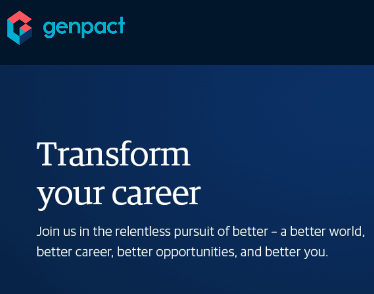 Genpact is Hiring Freshers for Business/Data Analyst Roles 