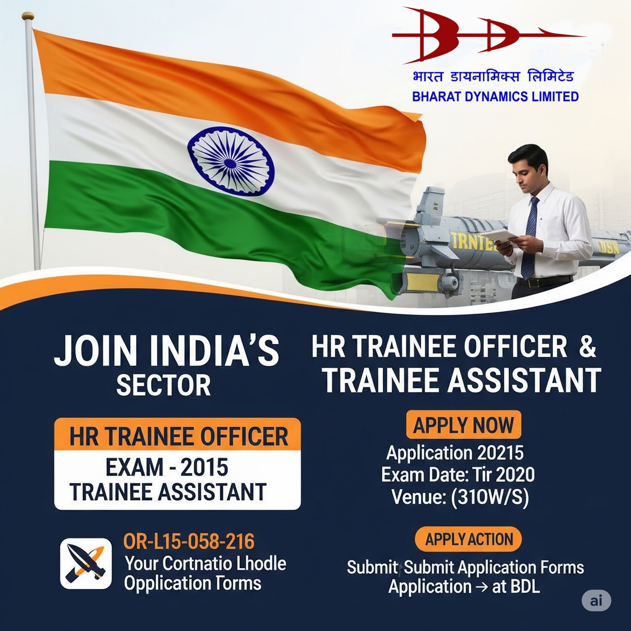Advance your HR career with BDL! Join as Trainee Officer/Assistant in India's defence sector. Opportunities in Hyderabad, Vizag & more. Apply online today.