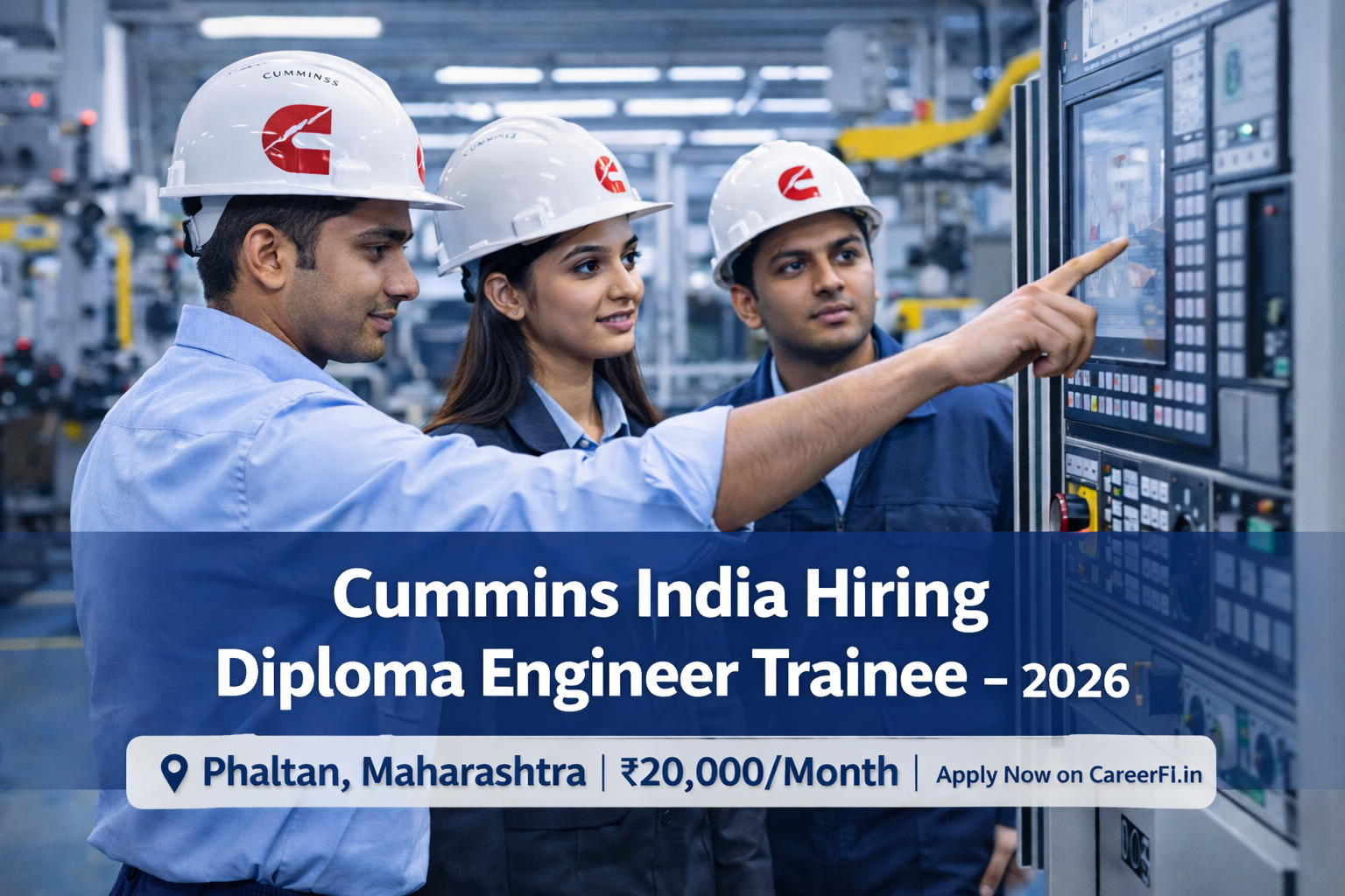 Cummins India Diploma Engineer Trainee (DET) 2026 | CareerFI.in