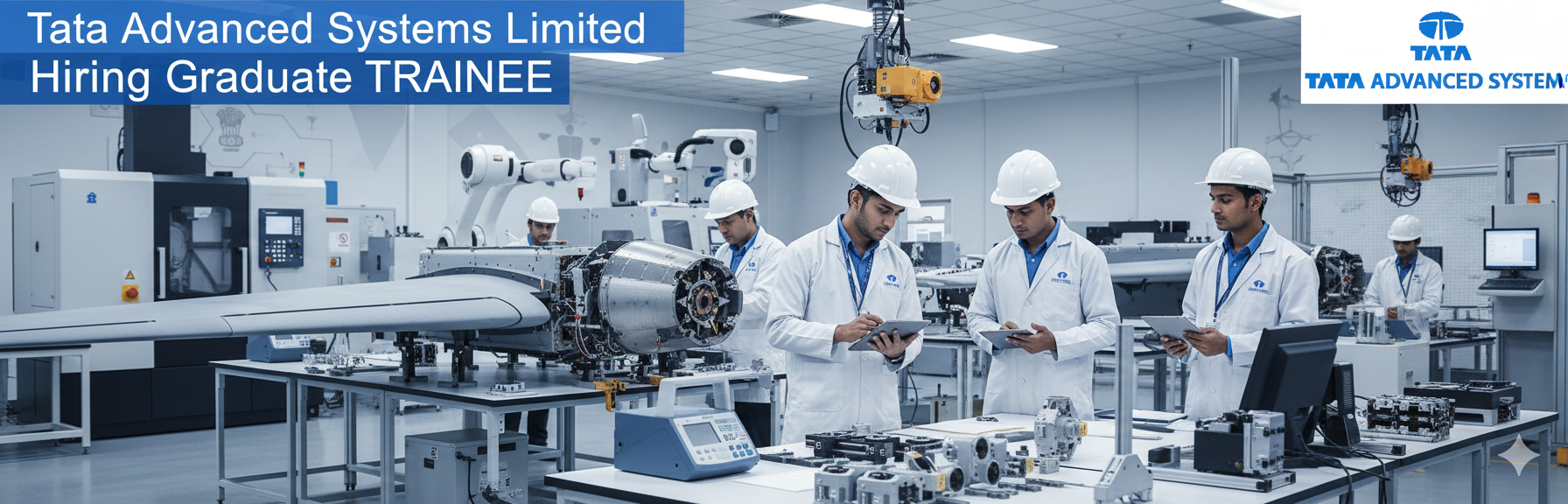 Tata Advanced Systems Limited is hiring Graduate Apprentice Trainees for BSc freshers (2024–25). Aerospace manufacturing roles in Bengaluru & Hyderabad.