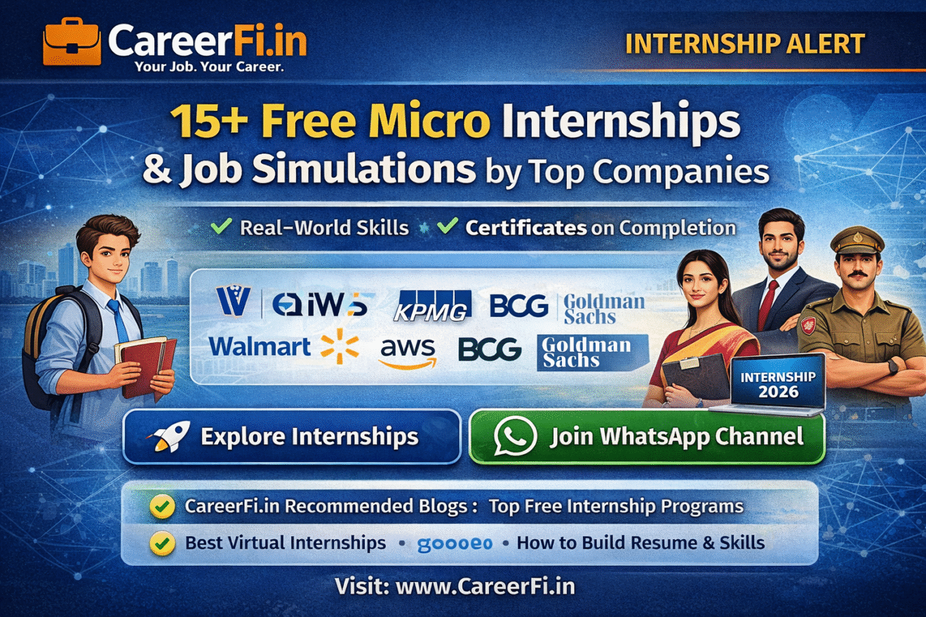 15+ Free Micro Internships & Job Simulations by Top Companies