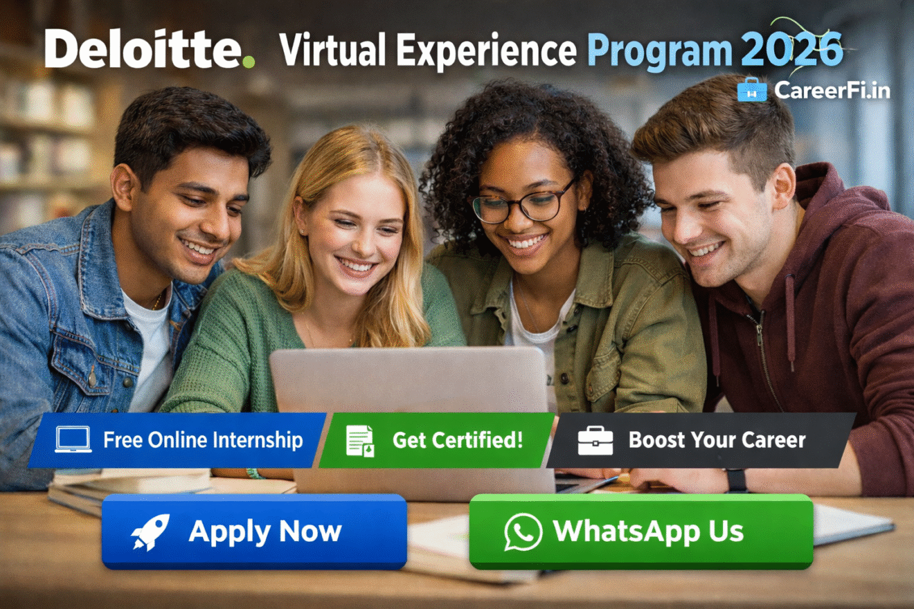Deloitte Virtual Experience Program 2026 – Apply Online | CareerFi